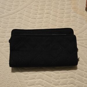 Elegant Black 31 Quilted Women's Clutch